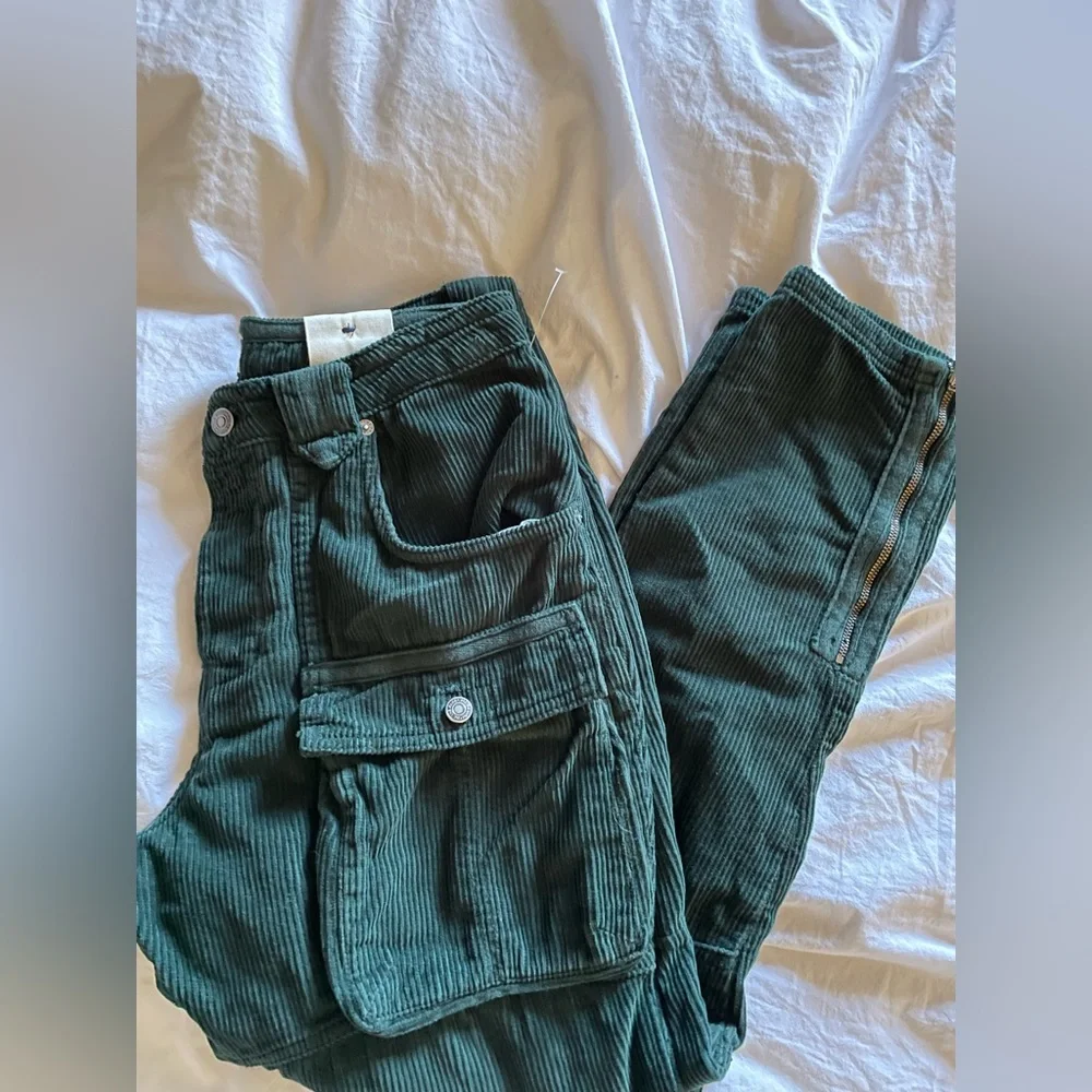 NWT free people the london calling low rise tapered leg pants - Picture 2 of 6